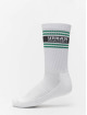 Urban Classics Chaussettes Logo Stripe 4-Pack blanc