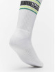 Urban Classics Chaussettes Logo Stripe 4-Pack blanc