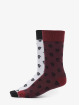 Urban Classics Chaussettes Skull Allover 2-Pack rouge