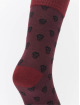 Urban Classics Chaussettes Skull Allover 2-Pack rouge
