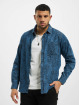 Urban Classics Chemise Printed Paisley Denim bleu
