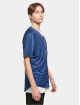 Urban Classics Chemise Baseball Mesh Jersey bleu