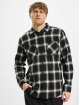 Urban Classics Chemise Checked 6 Flanell noir