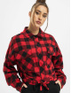 Urban Classics Chemise Ladies Short Oversized Check noir