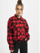 Urban Classics Chemise Ladies Short Oversized Check noir