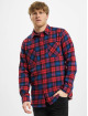 Urban Classics Chemise Checked Flanell rouge