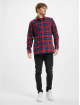 Urban Classics Chemise Checked Flanell rouge