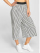 Urban Classics Chino Stripe Pleated Culotte weiß