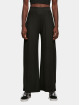 Urban Classics Chinot/Kangashousut Ladies Rib musta