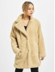 Urban Classics Coats Ladies Oversized Sherpa beige