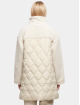 Urban Classics Coats Ladies Oversized Sherpa Quilted beige