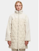 Urban Classics Coats Ladies Oversized Sherpa Quilted beige