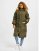 Urban Classics Coats Oversize Faux Fur olive