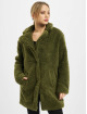 Urban Classics Coats Ladies Oversized Sherpa olive