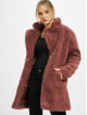 Urban Classics Coats Ladies Oversized Sherpa red