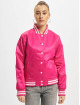 Urban Classics College Jacke Ladies Shiny pink