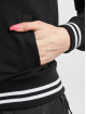 Urban Classics College Jacke Inset schwarz