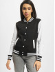 Urban Classics College Jacket Ladies 2-Tone College Sweatjacket black