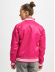 Urban Classics College Jacket Ladies Shiny pink