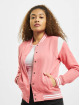 Urban Classics College Jacket Inset College pink