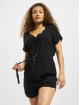 Urban Classics Combinaison & Combishort Ladies Short Viscose Belt noir