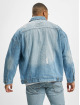 Urban Classics Denim Jacket Ripped Denim blue
