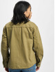 Urban Classics Denim Jacket Ladies Oversized Shirt khaki
