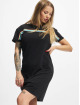 Urban Classics Dress Multicolor Multicolor Taped Terry black