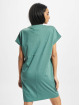 Urban Classics Dress Ladies Organic Cotton Cut On Sleeve green