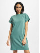 Urban Classics Dress Ladies Organic Cotton Cut On Sleeve green