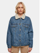 Urban Classics Farkkutakit Ladies Oversized Sherpa sininen