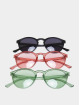 Urban Classics Gafas Sunglasses Cypress 3-Pack negro