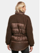 Urban Classics Gewatteerde jassen Ladies Sherpa Mix bruin