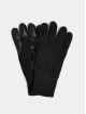 Urban Classics handschoenen Synthetic Leather Knit zwart