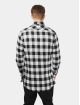 Urban Classics Hemd Side-Zip Long Checked Flanell schwarz