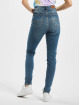 Urban Classics High Waisted Jeans Ladies Skinny High Waist blue