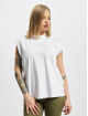 Urban Classics Hihattomat paidat Ladies Organic Heavy Padded valkoinen