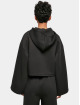 Urban Classics Hoodie Ladies Short Quilted Kimono black