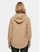 Urban Classics Hoody Ladies Polar Fleece Pull Over beige