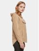 Urban Classics Hoody Ladies Polar Fleece Pull Over beige