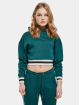 Urban Classics Hoody Ladies Short College groen