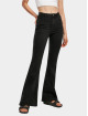Urban Classics Jean taille haute Organic High Waist Flared Denim noir