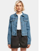 Urban Classics Jeansjackor Ladies Organic Denim blå