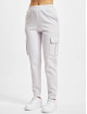 Urban Classics Jogging Ladies High Waist Cargo pourpre