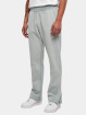 Urban Classics joggingbroek Heavy Terry Garment Dye Slit blauw