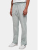 Urban Classics joggingbroek Heavy Terry Garment Dye Slit blauw