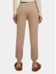 Urban Classics joggingbroek Ladies Organic Slim grijs