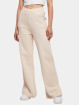 Urban Classics joggingbroek Ladies Heavy Terry Garment Dye Slit pink