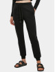 Urban Classics joggingbroek Ladies Organic Slim zwart