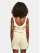 Urban Classics jumpsuit Ladies Short Sleeveless Modal geel